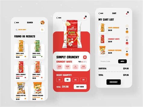 Cheetos Snacks Product App By Mahmudur Rahman For Orizon Ui Ux