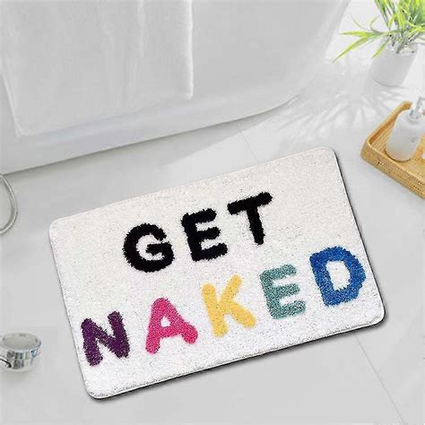 Colore X Cm Get Naked Tapis De Bain Antidrapant Paillasson De Sol