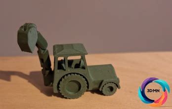 Mini Tractor With Flexi Excavator By Dmn Makerworld