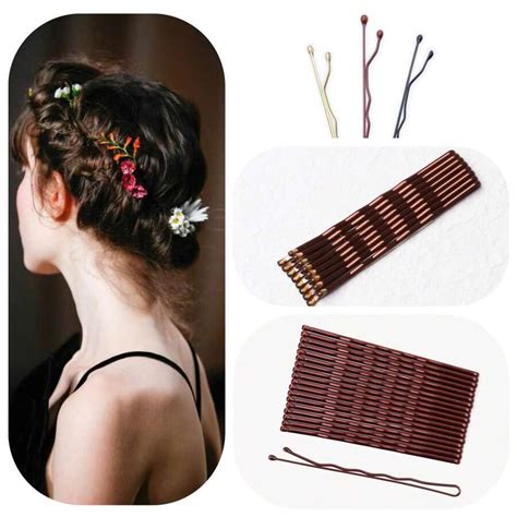 50pcs 100pcs 150pcs Black Metal Hair Clips 5cm Bride Hairstyle Tools