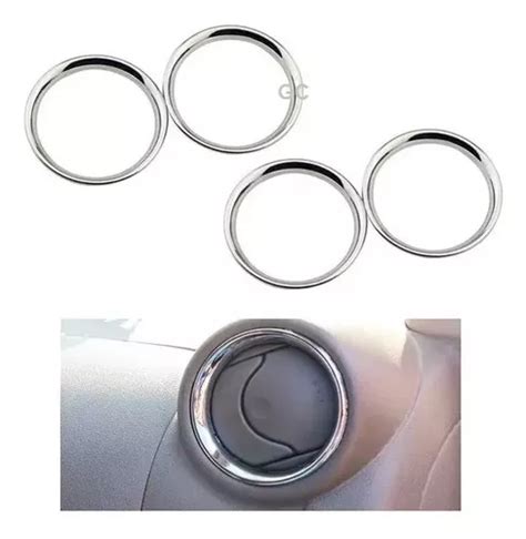 Set Aros Cromados Aire Acond Para Nissan Versa March Np Env O Gratis