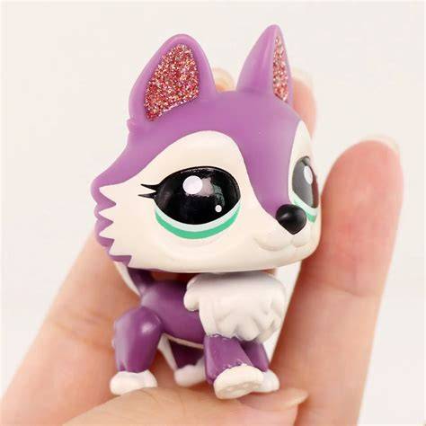 Cute Husky Puppy Figurine with Accessries - Cute Collectible Dog Figure