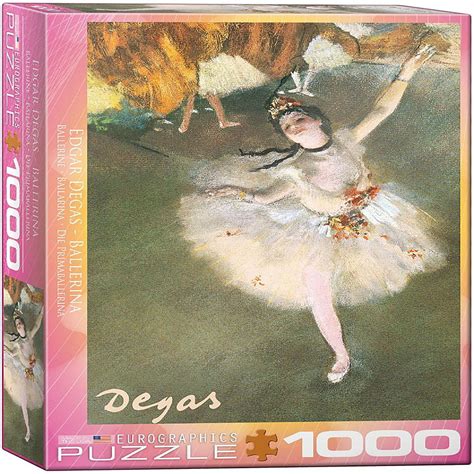 ballerina  edgar degas  piece jigsaw puzzle oriental trading