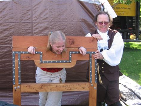 Stockades And Pillory Cumception