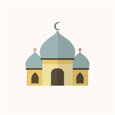 Mosque Vector Illustration Islamic Architecture