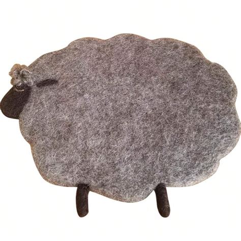 Set Wool Felt Sheep Coasters Diy Kit Suitable For Beginners Stress