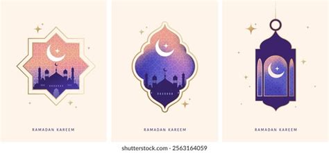 Poster Mosque With Blue Background With Blue Background With Design