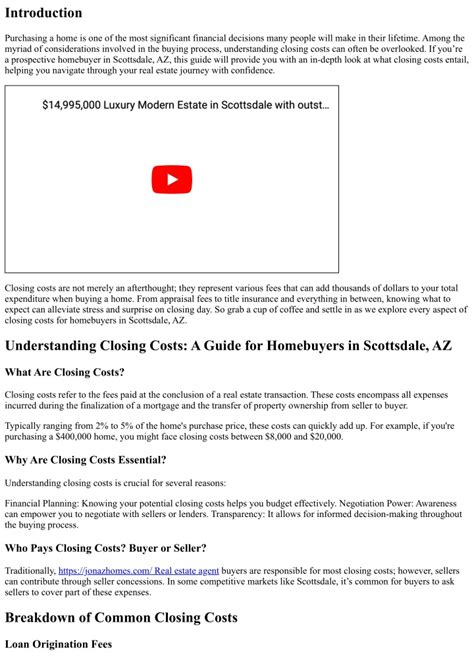 Ppt Understanding Closing Costs A Guide For Homebuyers In Scottsdale