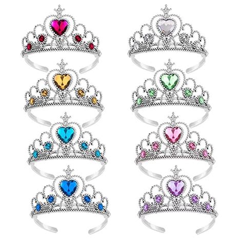 Wenosda Dress Up Tiara Crown Set Princess Costume Party Accessories