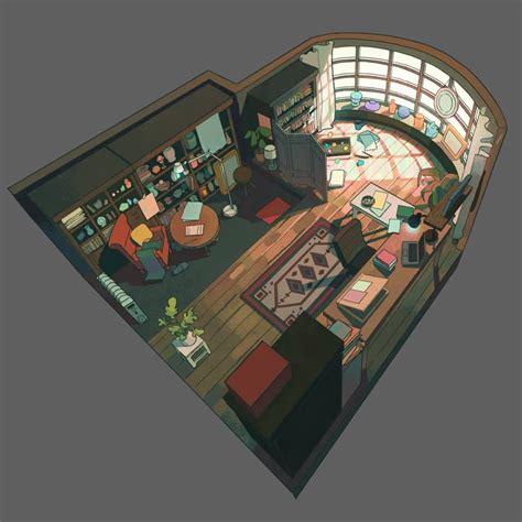 Pin By Lydia Ramsey On Art Environment Concept Art Isometric Art