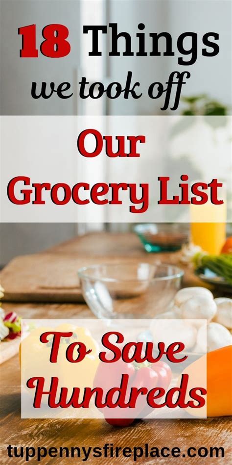 Items We Cut From Our Food Shopping List To Save Big Money Food