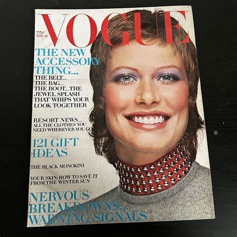 Vintage S Vogue Magazine November Boho Fashion Accessory