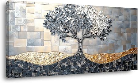 Amazon Idafu Tree Canvas Wall Art Abstract Tree Prints Nature