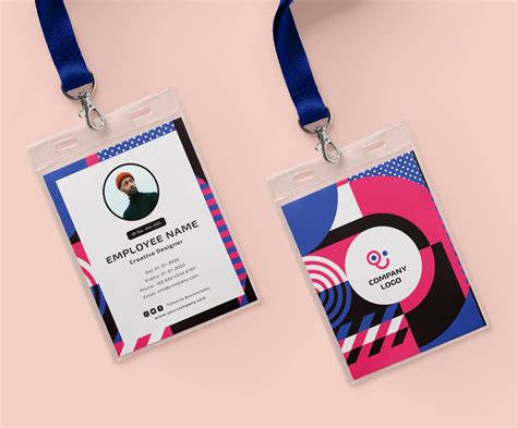 ID Card Layout Design Id Card Template Identity Card Design Card Layout