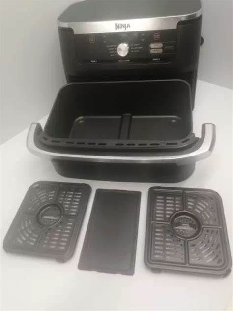 NINJA FOODI FLEXDRAWER Dual Zone Heißluftfritteuse Airfryer mit 10 4