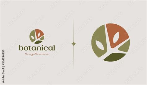 Leaf Flower Tree Monoline Universal Creative Premium Symbol Vector