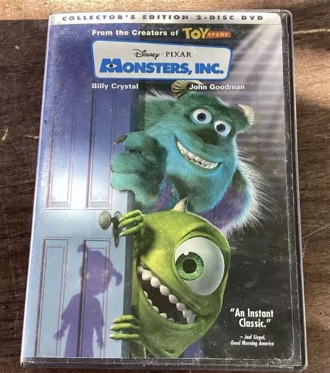 Monsters Inc Vhs Disneys Pixar Clamshell Blue Tape Video