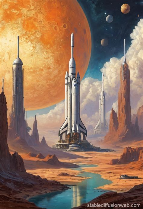 Elon Musk S Sci Fi Spacescape Stable Diffusion Online