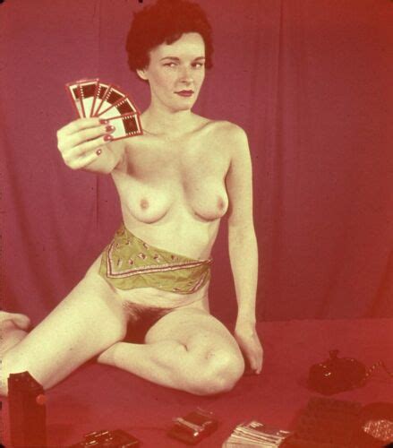 3D Stereo Realist Vintage Pinup Slide Photo Woman Female NUDE 296