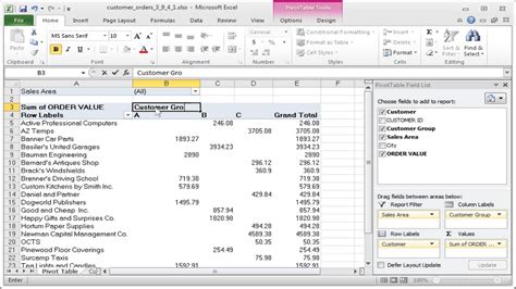 How To Edit A Pivot Table In Excel Excel Web