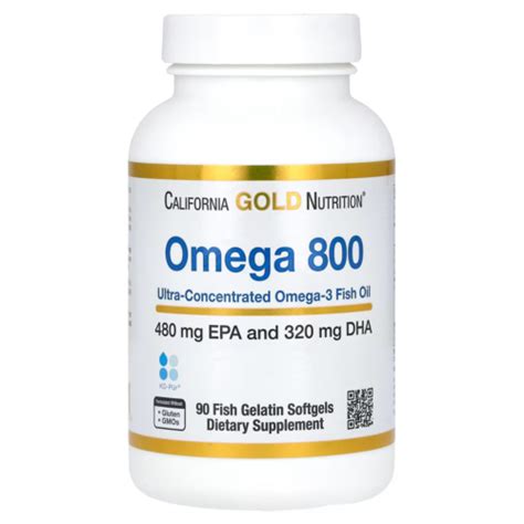 California Gold Nutrition Omega Ultra Concentrated Omega Mg