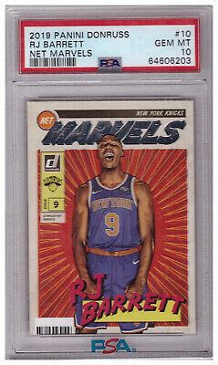 2019 Donruss Net Marvels SP RJ Barrett Rookie RC 10 PSA 10 Low Pop EBay