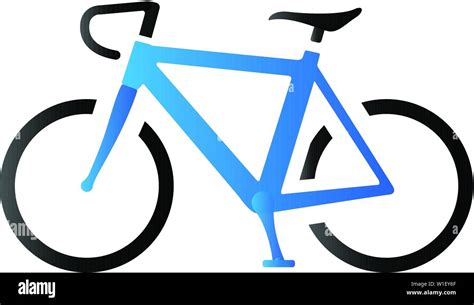 Road Bicycle Icon In Duo Tone Color Sport Race Cycling Stock Vector