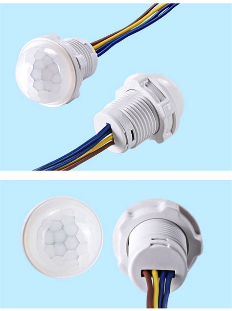 2PCS Interruptor Inteligente de Sensor PIR Infravermelho para Corpo ...