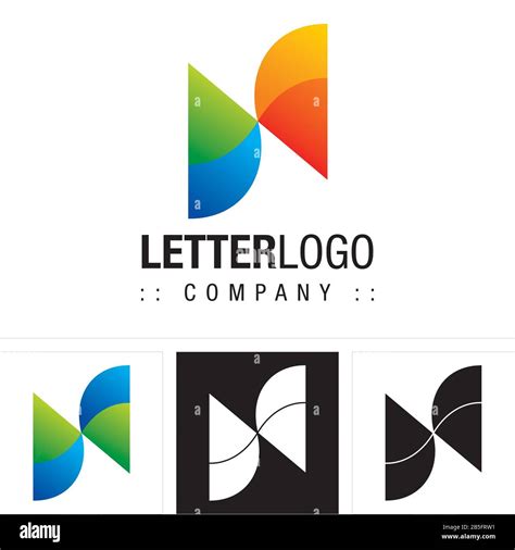 Logo n n Stock Vector Images - Alamy 