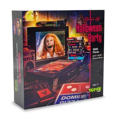 Halloween Pizza Party 1000-Piece Jigsaw Puzzle By Rachid Lotf Toynk ...
