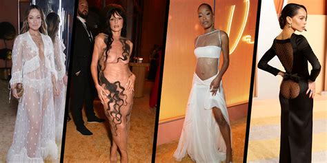 Naked Dresses Made Their Mark At The Oscars After Parties