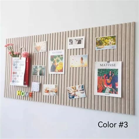 Home Felt Decor Of Rectangle With Groove Wall Felt Tile Slat Wall