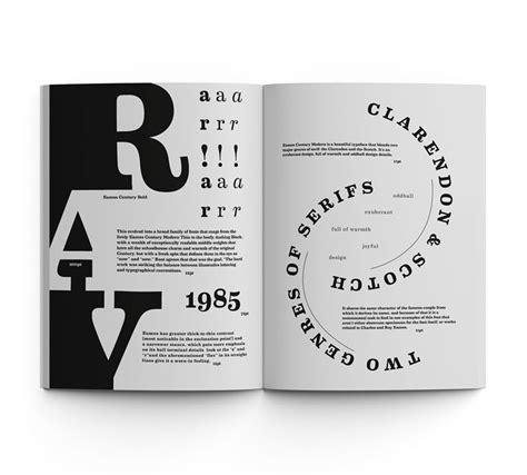 Type Specimen Behance Typographic Poster Design Typography Book