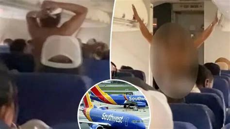 Woman Strips Naked On Flight Runs Around Screaming World America