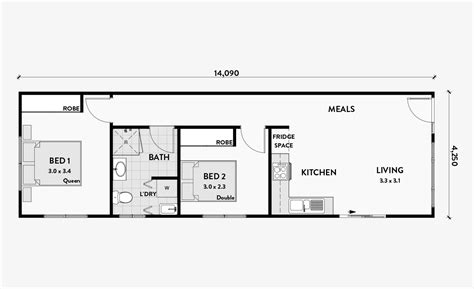 Poppy Granny Flats Australia Floor Plan With Bedrooms Bathrooms