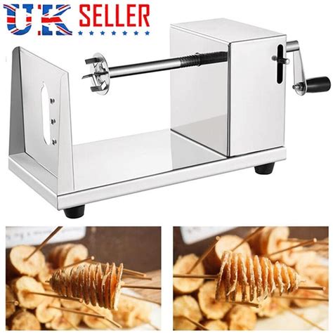 POTATO SPIRAL CUTTER Tornado Fries Slicer Potato Cutting Machine Home