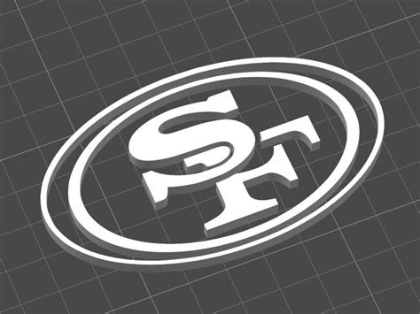 San Francisco 49ers NFL Football Logo By Solewave MakerWorld