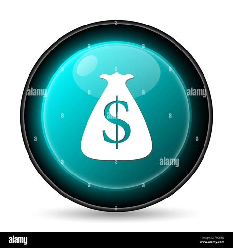 Dollar Sack Icon Internet Button On White Background Stock Photo Alamy