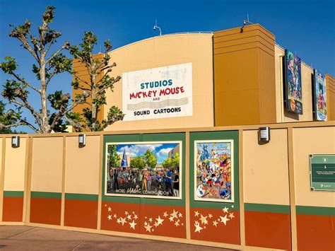 retro walt disney studios billboard  displayed