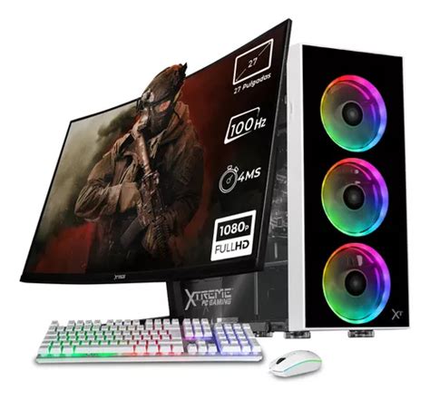 Xtreme Pc Gaming Amd Radeon Vega 8 Ryzen 7 5700g 16gb Ssd 500gb Monitor