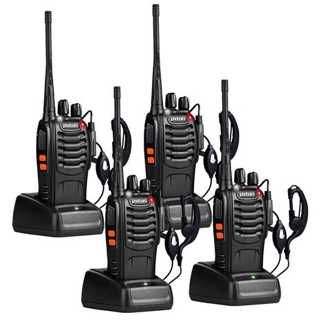 Pxton Walkie Talkies Long Range For Adults With Earpieces 16 Channel