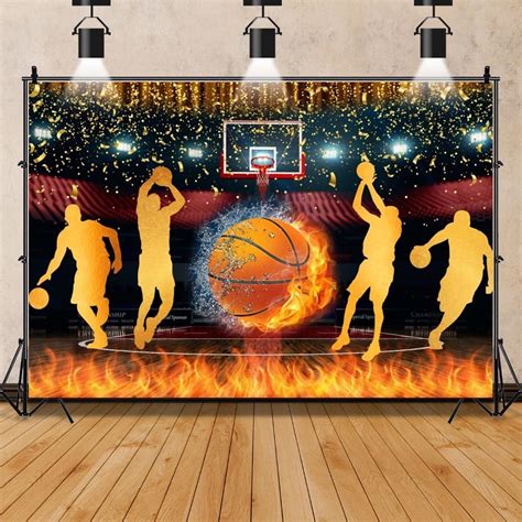 Amazon Leowefowa 10x8ft Vinyl Basketball Photography Backdrop