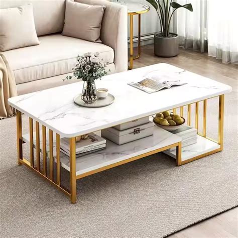 Wooden Twist Eclavon Stylish Zigzag Design Rectangular Coffee Table