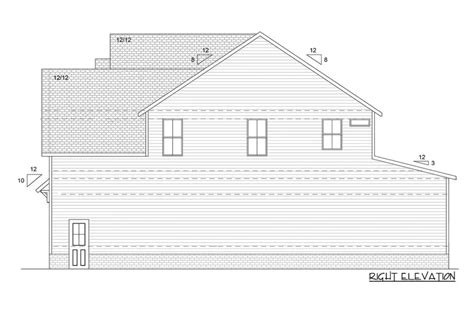 Bedroom Story New American House With Home Office Floor Plan