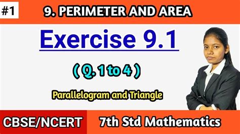 Exercise Class Question To Chapter Perimeter And Area