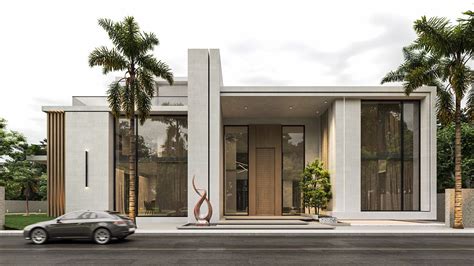 Sculpture VILLA Behance Facade House Modern House Facades