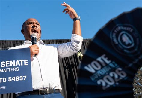 Scott Colom holds campaign rally with U.S. Sen. Rev. Raphael in Jackson