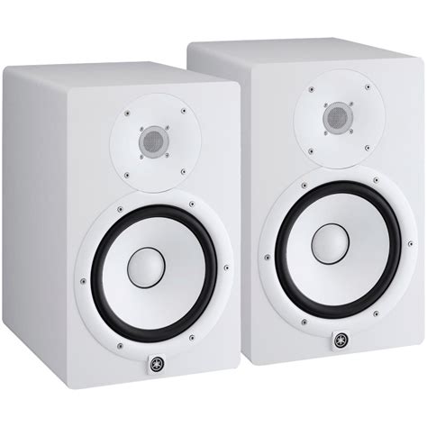 Yamaha HS8W Monitores De Estudio Amplificados Blancos Sonido Claro