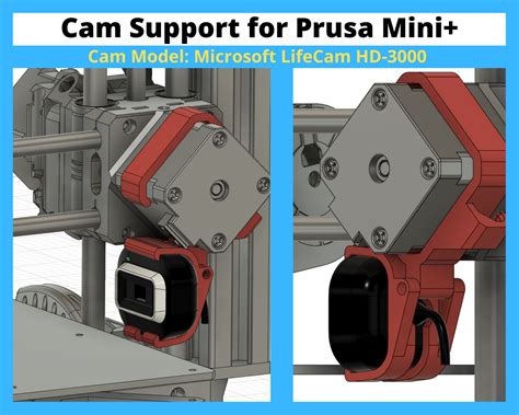 Prusa Mini Webcam Bracket Microsoft Lifecam Hd By Wikizell