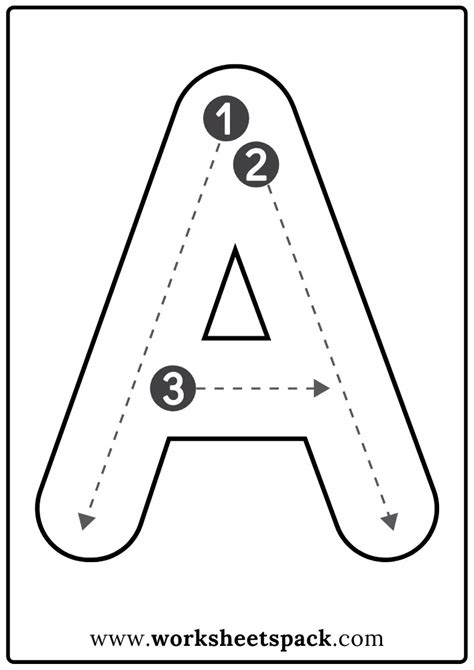 Free Letter A Printable Worksheets Worksheetspack Alphabet Tracing